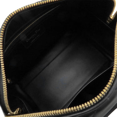 クリスチャン・ディオール Christian Dior グルーヴ 25 ミディアム M1365UBOL_M900 ブラック カーフ 2WAYバッグ ゴールド金具 黒 マクロカナージュ ショルダー