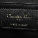 クリスチャン・ディオール Christian Dior グルーヴ 25 ミディアム M1365UBOL_M900 ブラック カーフ 2WAYバッグ ゴールド金具 黒 マクロカナージュ ショルダー