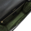 グッチ GUCCI GGマーモント 589474 ブラック レザー ショルダーバッグ ゴールド金具 黒