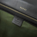 グッチ GUCCI GGマーモント 589474 ブラック レザー ショルダーバッグ ゴールド金具 黒