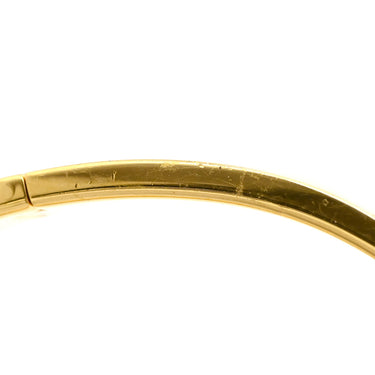 エルメス HERMES クリックH GM オレンジ×ゴールド GP エナメル ブレスレット ゴールド金具 Hブレス クリッククラック