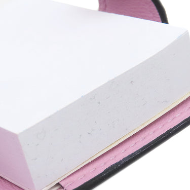 エルメス HERMES ユリス ナノ ヴェルソ ブルーフランス×モーヴシルベストル トゴ ヴォースイフト バッグチャーム シルバー金具 バイカラー ノートモチーフ