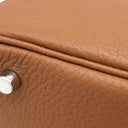 エルメス HERMES リンディ26 ゴールド トリヨンクレマンス 2WAYバッグ シルバー金具 茶