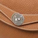 エルメス HERMES リンディ26 ゴールド トリヨンクレマンス 2WAYバッグ シルバー金具 茶