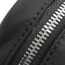 バーバリー BURBERRY パディ ロゴプリント ブラック ナイロン ショルダーバッグ シルバー金具 黒