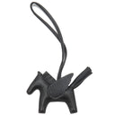 エルメス HERMES ロデオPM ペガサス タッチ ブラック リザード アニューミロ バッグチャーム 黒 ソーブラック