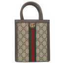 グッチ GUCCI スーパー ミニバッグ 772317 ベージュ×エボニー GGスプリームキャンバス 2WAYバッグ ゴールド金具 茶 ハンドバッグ ショルダー