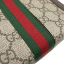 グッチ GUCCI スーパー ミニバッグ 772317 ベージュ×エボニー GGスプリームキャンバス 2WAYバッグ ゴールド金具 茶 ハンドバッグ ショルダー