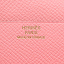 エルメス HERMES ベアンスフレ ローズコンフェッティ ヴォーエプソン 長財布 ゴールド金具 二つ折り財布