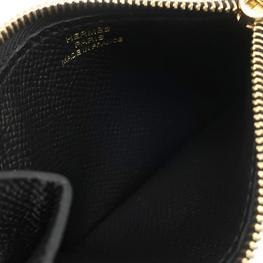 エルメス HERMES コンスタンス スリム ウォレット ブラック ヴォーエプソン 二つ折り財布 ローズゴールド金具 新品 未使用 黒 RG金具 PG金具