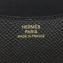 エルメス HERMES コンスタンス スリム ウォレット ブラック ヴォーエプソン 二つ折り財布 ローズゴールド金具 新品 未使用 黒 RG金具 PG金具