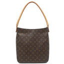 ルイヴィトン LOUIS VUITTON ルーピング GM M51145 モノグラム モノグラムキャンバス ショルダーバッグ ゴールド金具 茶 肩掛け