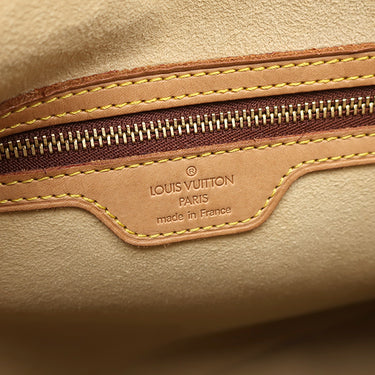 ルイヴィトン LOUIS VUITTON ルーピング GM M51145 モノグラム モノグラムキャンバス ショルダーバッグ ゴールド金具 茶 肩掛け