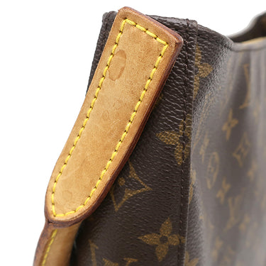 ルイヴィトン LOUIS VUITTON ルーピング GM M51145 モノグラム モノグラムキャンバス ショルダーバッグ ゴールド金具 茶 肩掛け