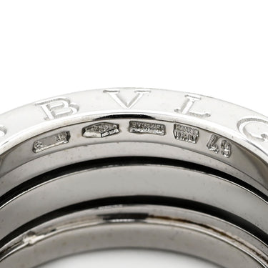 ブルガリ BVLGARI ビーゼロワン B-zero1 3バンドリング ホワイトゴールド K18WG #49(JP9) リング 指輪 Au750 18K 18金 8.5号