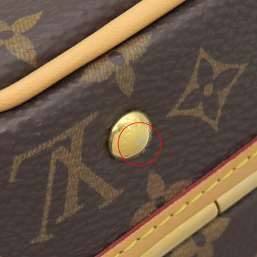 ルイヴィトン LOUIS VUITTON プティット ボワット シャポール M43514 モノグラム モノグラムキャンバス 2WAYバッグ ゴールド金具 茶 ショルダー