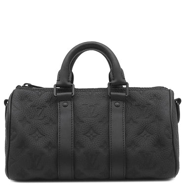 ルイヴィトン LOUIS VUITTON キーポル バンドリエール 25 M20900 ノワール トリヨンレザー 2WAYバッグ マットブラック金具 黒 ショルダー ミニボストン