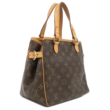 ルイヴィトン LOUIS VUITTON バティニョール M51156 モノグラム モノグラムキャンバス ハンドバッグ ゴールド金具 茶