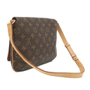 ルイヴィトン LOUIS VUITTON ミュゼット タンゴ M51257 モノグラム モノグラムキャンバス ショルダーバッグ ゴールド金具 茶