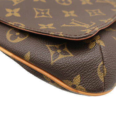 ルイヴィトン LOUIS VUITTON ミュゼット タンゴ M51257 モノグラム モノグラムキャンバス ショルダーバッグ ゴールド金具 茶