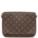 ルイヴィトン LOUIS VUITTON ミュゼット タンゴ M51257 モノグラム モノグラムキャンバス ショルダーバッグ ゴールド金具 茶