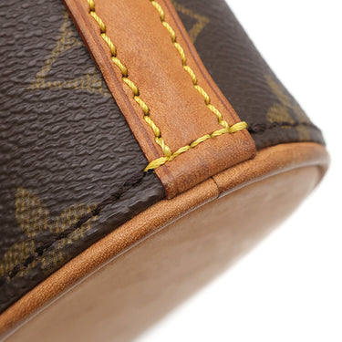 ルイヴィトン LOUIS VUITTON ドルーオ M51290 モノグラム モノグラムキャンバス ショルダーバッグ ゴールド金具 茶 斜め掛け