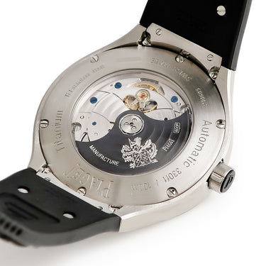 腕時計 ピアジェ PIAGET ポロ 45 G0A34011 自動巻き メンズ ブラック 黒 バー アラビア デイト Ti×SS