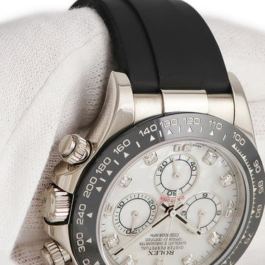 腕時計 ロレックス ROLEX コスモグラフ デイトナ 116519LNNG ランダム番 自動巻き メンズ ランダム番 K18WG無垢 純正ダイヤ セラクロムベゼル