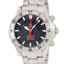 腕時計 オメガ OMEGA シーマスター アプネアマイヨール 2595.50 自動巻き メンズ ブラック レッド 黒 赤 ジャックマイヨール