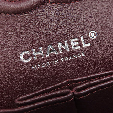 シャネル CHANEL マトラッセ 23 Wチェーン ブラック キャビアスキン ショルダーバッグ シルバー金具 黒 ダブルフラップ ダブルチェーン
