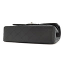 シャネル CHANEL マトラッセ 23 Wチェーン ブラック キャビアスキン ショルダーバッグ シルバー金具 黒 ダブルフラップ ダブルチェーン