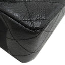 シャネル CHANEL マトラッセ 23 Wチェーン ブラック キャビアスキン ショルダーバッグ シルバー金具 黒 ダブルフラップ ダブルチェーン