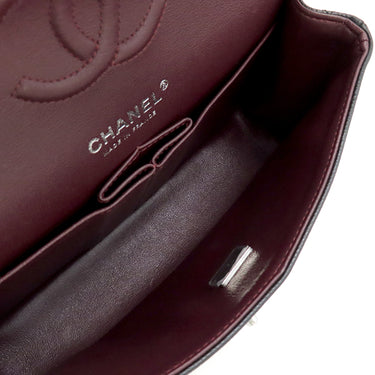 シャネル CHANEL マトラッセ 23 Wチェーン ブラック キャビアスキン ショルダーバッグ シルバー金具 黒 ダブルフラップ ダブルチェーン