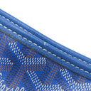 ゴヤール GOYARD サンルイ PM ブルー ゴヤールディンキャンバス シュヴロッシュカーフスキン トートバッグ シルバー金具 SAC SAINT LOUIS PM リバーシブル ヘリンボーン 青