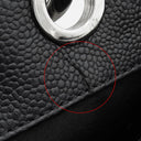 シャネル CHANEL GST トートバッグ A50995 ブラック キャビアスキン トートバッグ シルバー金具 黒 マトラッセ チェーンショルダー ココマーク
