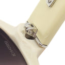 シャネル CHANEL スクエア 60□16 5230QA ベージュ プラスチック サングラス シルバー金具 ココマーク グラデーション