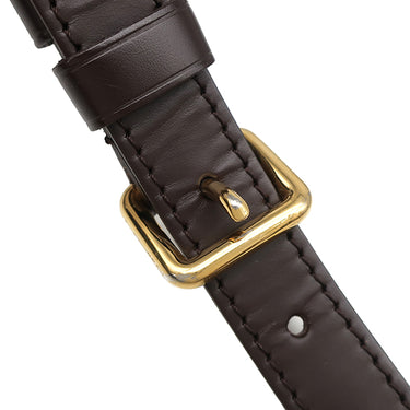 ルイヴィトン LOUIS VUITTON ブルームズベリ PM N42251 ダミエエベヌ ダミエキャンバス ショルダーバッグ ゴールド金具 茶