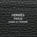 エルメス HERMES ドゴンデュオ ドゴンGM ブラック トゴ 長財布 シルバー金具 黒