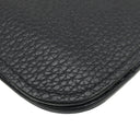 エルメス HERMES ドゴンデュオ ドゴンGM ブラック トゴ 長財布 シルバー金具 黒