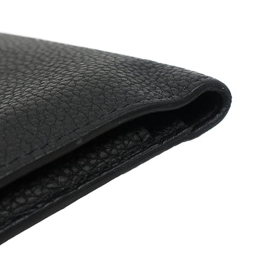 エルメス HERMES ドゴンデュオ ドゴンGM ブラック トゴ 長財布 シルバー金具 黒