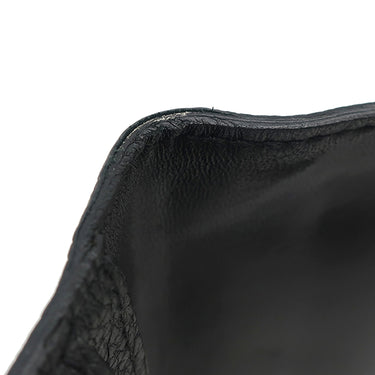 エルメス HERMES ドゴンデュオ ドゴンGM ブラック トゴ 長財布 シルバー金具 黒