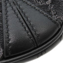 グッチ GUCCI ホースビット スリム スモール 774719 ブラック GGデニム ハンドバッグ シルバー金具 黒 肩掛け