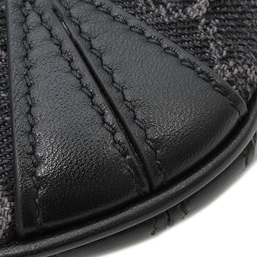 グッチ GUCCI ホースビット スリム スモール 774719 ブラック GGデニム ハンドバッグ シルバー金具 黒 肩掛け
