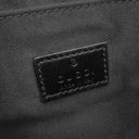 グッチ GUCCI ホースビット スリム スモール 774719 ブラック GGデニム ハンドバッグ シルバー金具 黒 肩掛け