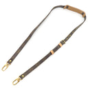 ルイヴィトン LOUIS VUITTON モノグラム ショルダーストラップ モノグラム モノグラムキャンバス ショルダーストラップ ゴールド金具 茶 約119cm