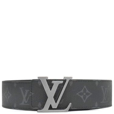 ルイヴィトン LOUIS VUITTON ベルト LV イニシャル 40MM リバーシブル 110/44 M9043 モノグラムエクリプス モノグラムエクリプス ベルト ガンメタル金具 黒