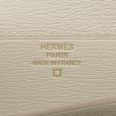 エルメス HERMES ベアンスフレ べトン アリゲーターマット 長財布 ゴールド金具 新品 未使用 クロコ 二つ折り財布
