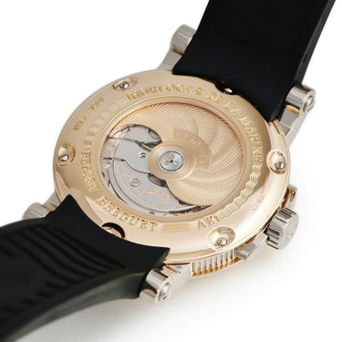 腕時計 ブレゲ BREGUET マリーン2 ラージデイト 5817BE/Z2/5V8 自動巻き メンズ OH済 K18RG×K18WG 金無垢 コインエッジ ギヨシェ
