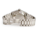 腕時計 ロレックス ROLEX デイデイト 18046A 67番台 自動巻き メンズ OH済 67番台 Pt950無垢 純正ダイヤ トリチウム シルバー プラチナ