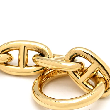 エルメス HERMES シェーヌダンクル MM イエローゴールド K18YG ブレスレット 14コマ 750 18K 18金